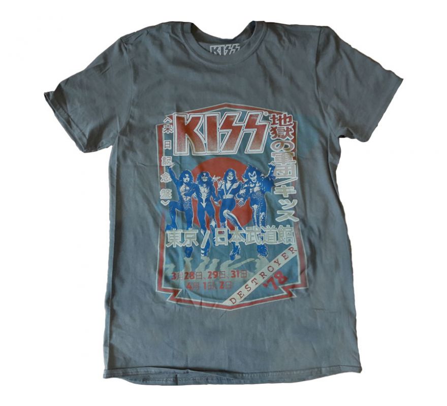 KISS Destructor Japón 1978 Camiseta sin Mangas 