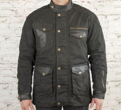 CHAQUETA AGE OF GLORY MISSION WAXED COTTON BLACK